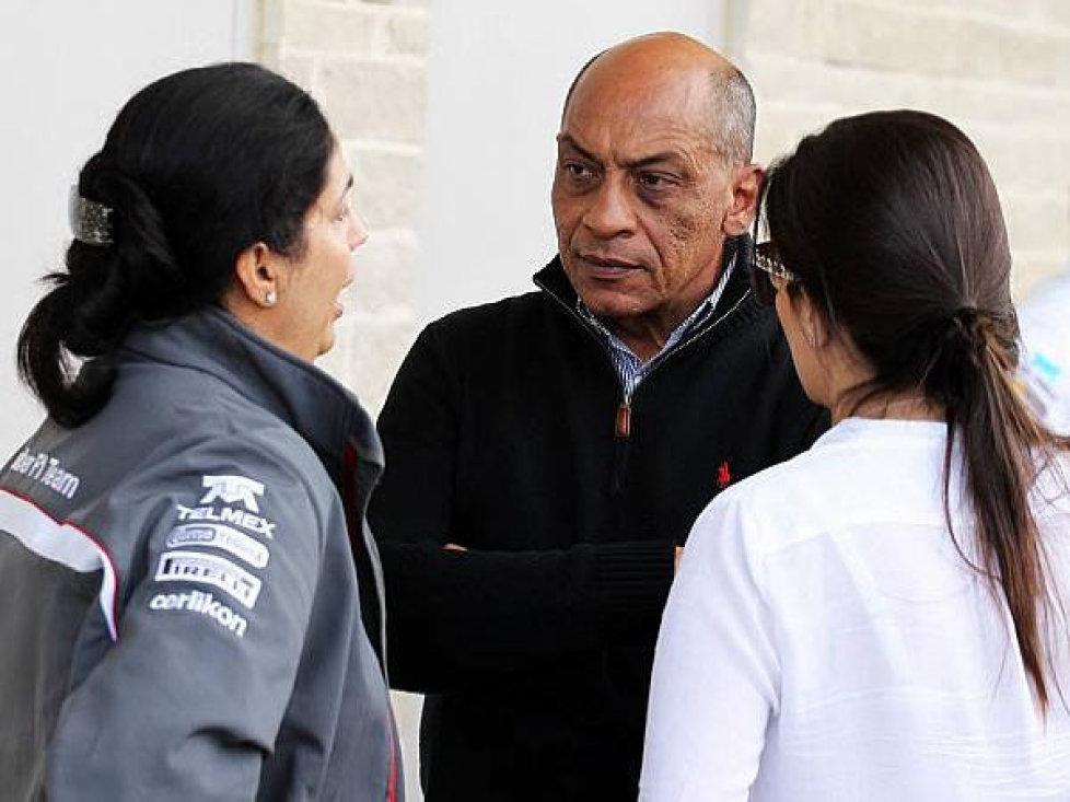 Monisha Kaltenborn mit Familie Maldonado