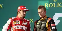 Bild zum Inhalt: Alonso trifft auf Räikkönen: Friede, Freude, Ferrarikuchen?