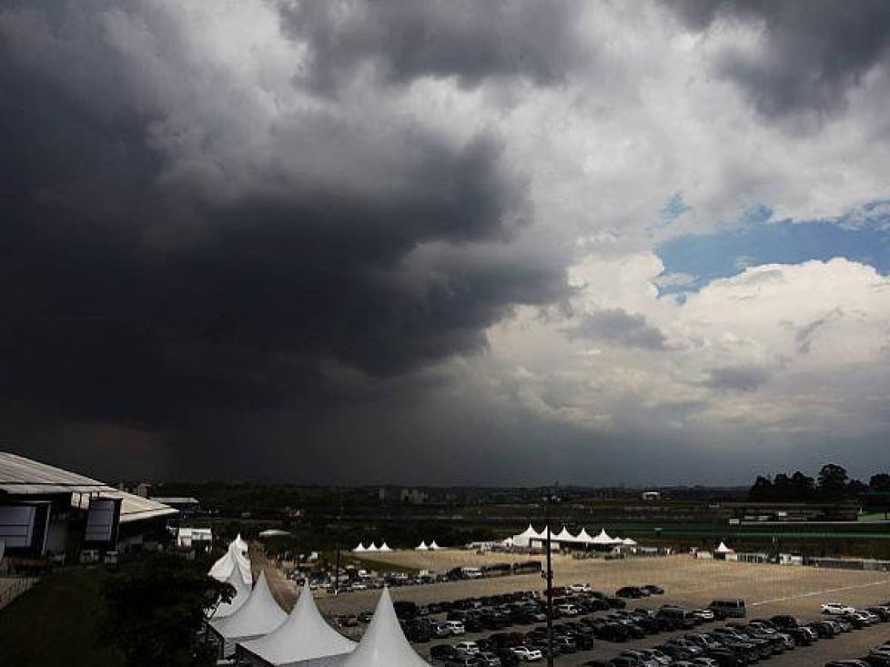 Dunkle Wolken über Sao Paulo