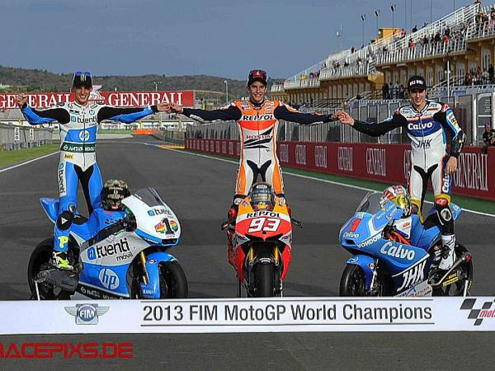 Pol Espargaro, Marc Marquez, Maverick Vinales