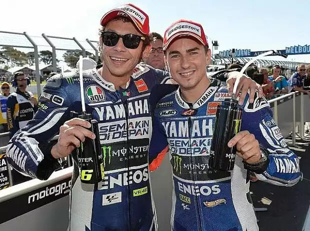 Titel-Bild zur News: Jorge Lorenzo, Valentino Rossi