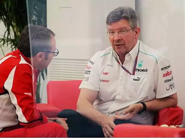 Ross Brawn, Stefano Domenicali Titel-Bild zur News: Ross Brawn, Stefano Domenicali