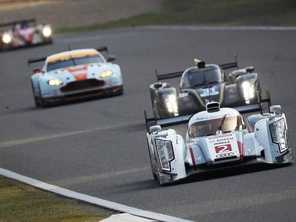 Tom Kristensen, Loic Duval, Allan McNish