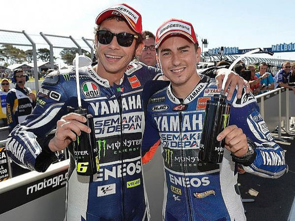 Jorge Lorenzo, Valentino Rossi