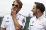 Jenson Button (McLaren) und  Gary Paffett 