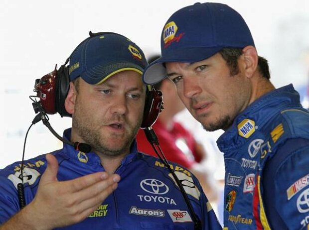 Martin Truex Jun. und Crewchief Chad Johnston