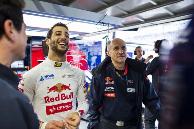 ~Daniel Ricciardo und Franz Tost (Toro Rosso)~ ~Daniel Ricciardo und Franz Tost (Toro Rosso)~