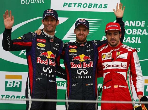 Fernando Alonso, Mark Webber, Sebastian Vettel