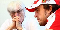 Bild zum Inhalt: Ecclestone ungewiss, ob Fernando oder Ferrari das Problem ist