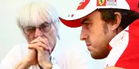 Bild zum Inhalt: Ecclestone ungewiss, ob Fernando oder Ferrari das Problem ist