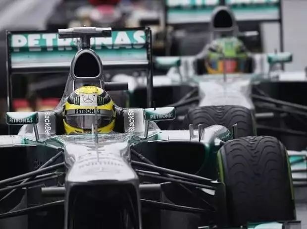Titel-Bild zur News: Nico Rosberg, Lewis Hamilton