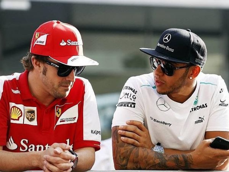 Fernando Alonso, Lewis Hamilton