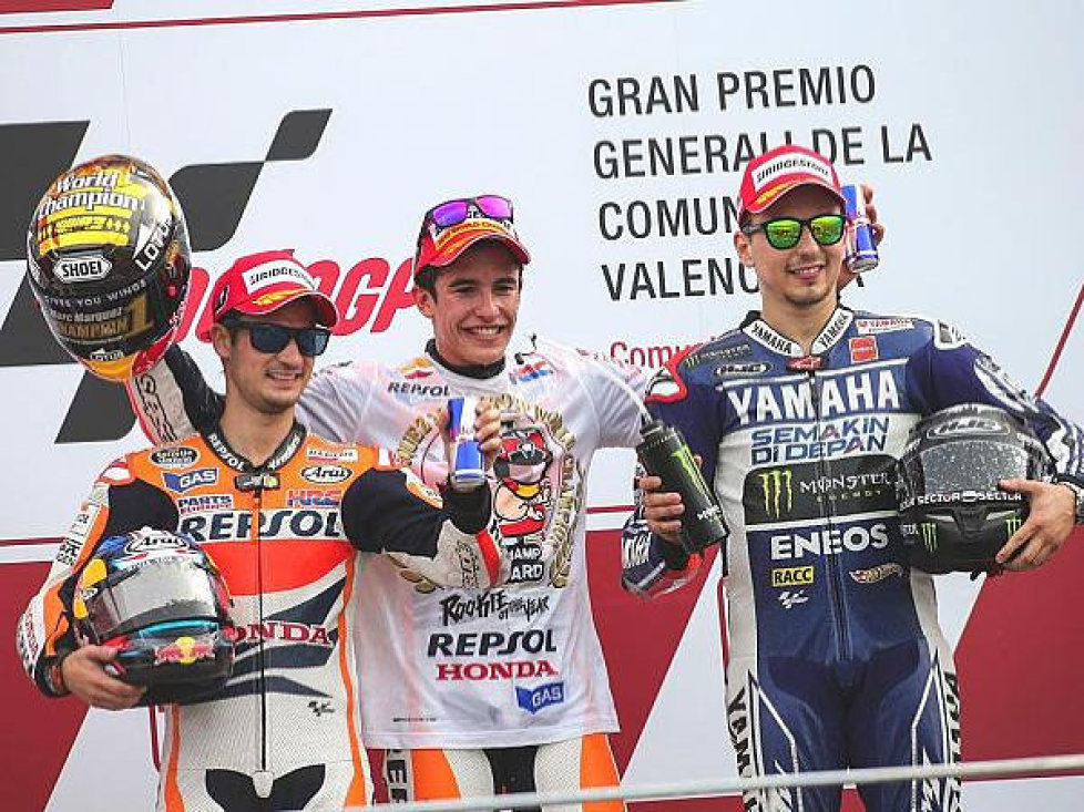 Marc Marquez, Daniel Pedrosa, Jorge Lorenzo