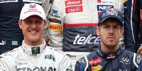 Bild zum Inhalt: Umfrage: Unentschieden zwischen Schumacher und Vettel