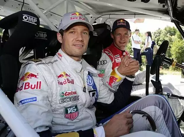 Mattias Ekström, Sebastien Ogier Titel-Bild zur News: Mattias Ekström, Sebastien Ogier