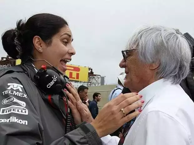 Monisha Kaltenborn, Bernie Ecclestone Titel-Bild zur News: Monisha Kaltenborn, Bernie Ecclestone