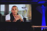 Lewis Hamilton bedankte sich per Video-Botschaft für die Auszeichnung als Britischer Fahrer des Jahres