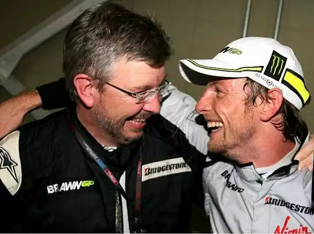 Ross Brawn (Teamchef), Jenson Button Titel-Bild zur News: Ross Brawn (Teamchef), Jenson Button