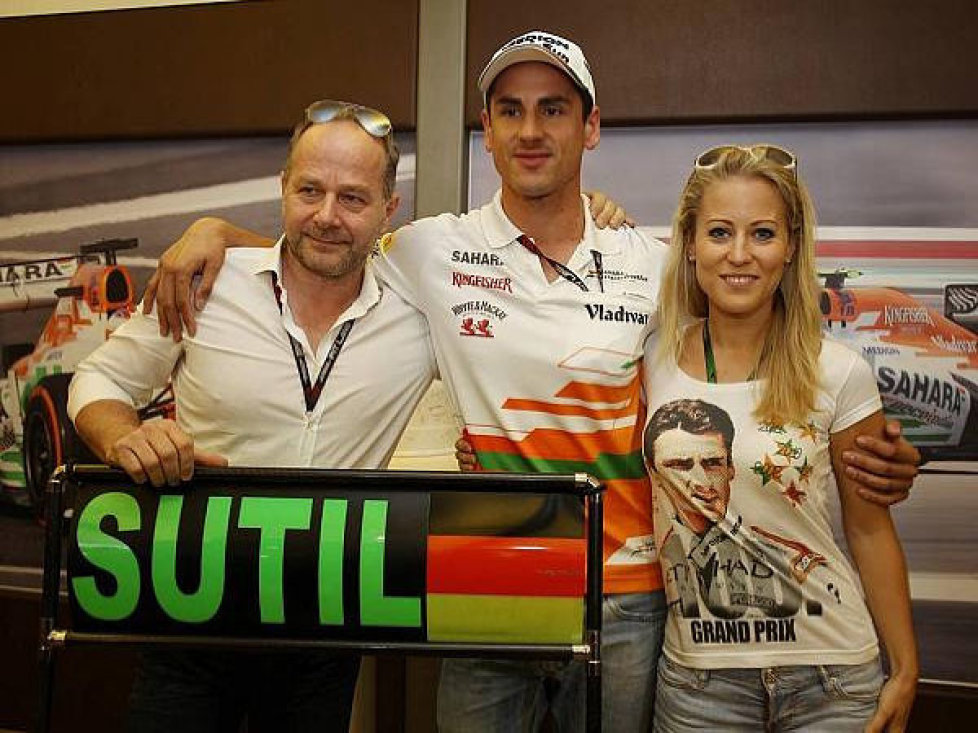 Manfred Zimmermann, Adrian Sutil, Jennifer Becks