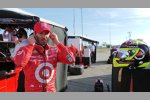 Alex Tagliani (Ganassi) sitzt im Franchitti-Auto