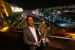 Jimmie Johnson über den Dächern von Las Vegas