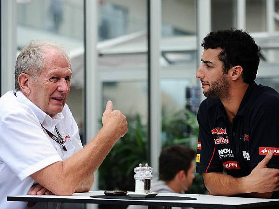 Helmut Marko, Daniel Ricciardo