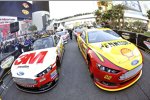 Greg Biffle (Roush) und Joey Logano (Penske) 