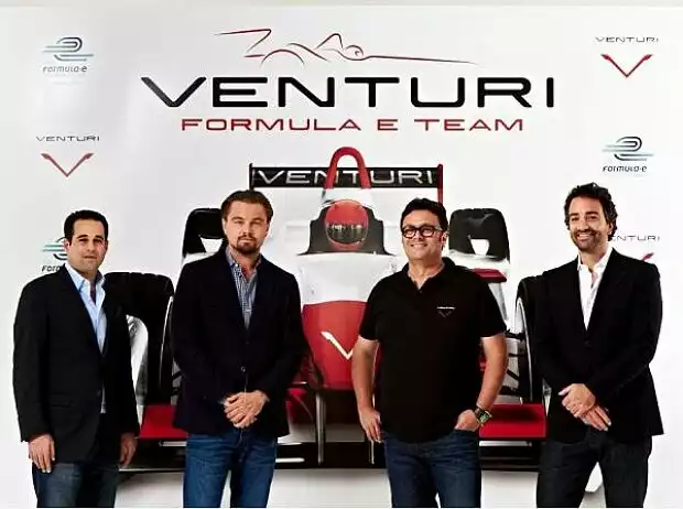 Bert Hedaya, Leonardo DiCaprio, Gildo Pallanca Pastor und Francesco Costa Titel-Bild zur News: Bert Hedaya, Leonardo DiCaprio, Gildo Pallanca Pastor und Francesco Costa