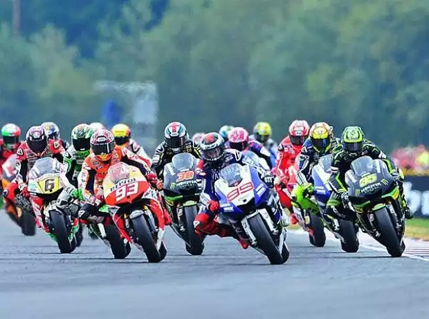 MotoGP Start Titel-Bild zur News: MotoGP Start