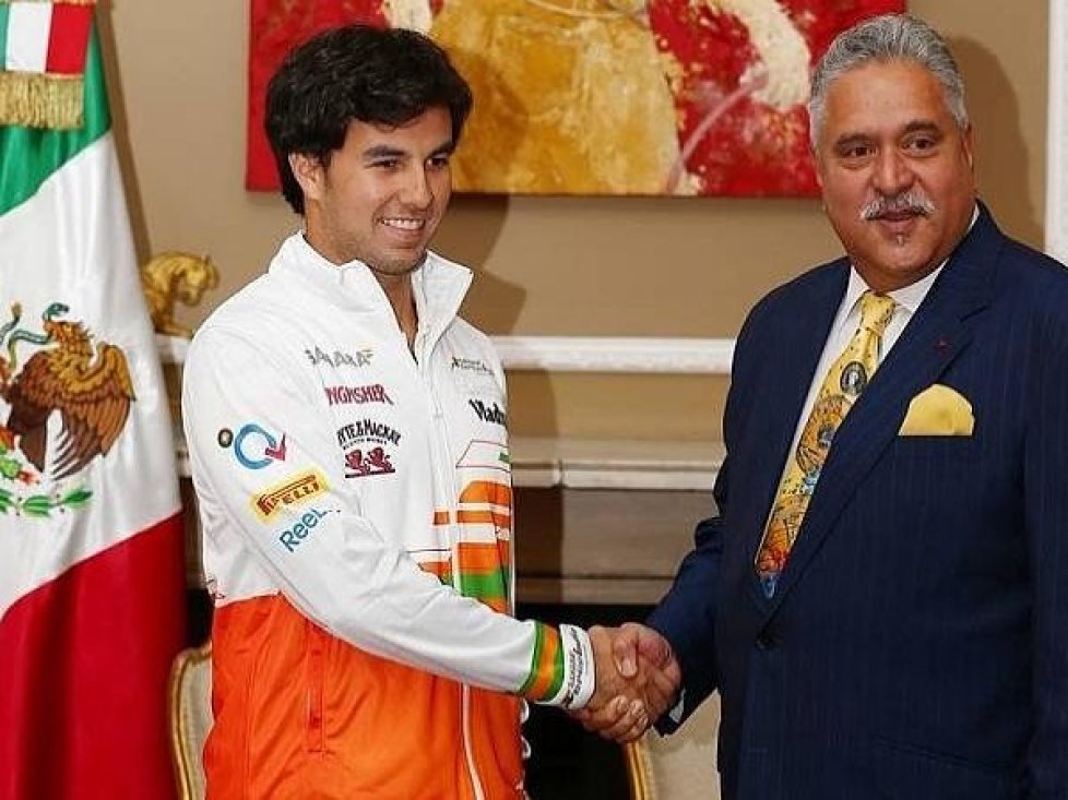 Sergio Perez, Vijay Mallya
