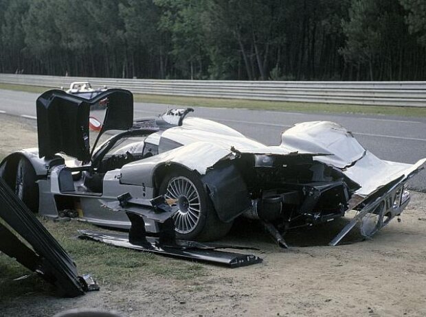 Mark Webber Le Mans 1999 Unfall