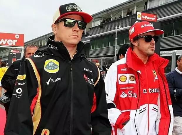 Fernando Alonso, Kimi Räikkönen Titel-Bild zur News: Fernando Alonso, Kimi Räikkönen