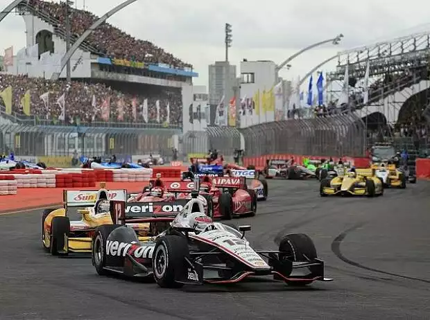 Will Power, Ryan Hunter-Reay, Scott Dixon, Tony Kanaan Titel-Bild zur News: Will Power, Ryan Hunter-Reay, Scott Dixon, Tony Kanaan