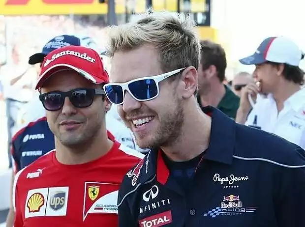 Felipe Massa, Sebastian Vettel Titel-Bild zur News: Felipe Massa, Sebastian Vettel