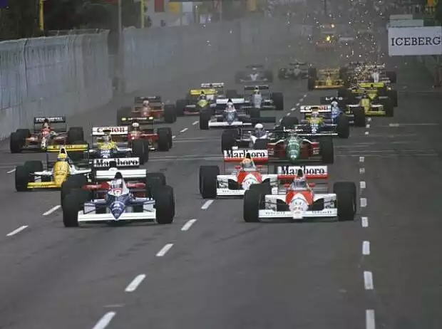 Start zum Formel-1-Saisonauftakt 1990 in Phoenix Titel-Bild zur News: Start zum Formel-1-Saisonauftakt 1990 in Phoenix