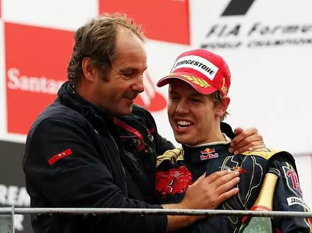 Gerhard Berger, Sebastian Vettel Titel-Bild zur News: Gerhard Berger, Sebastian Vettel