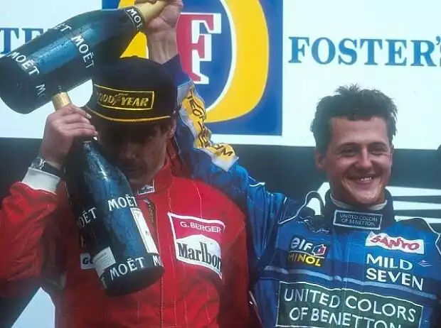 Titel-Bild zur News: Michael Schumacher, Gerhard Berger