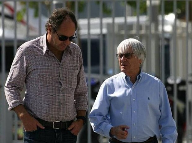 Bernie Ecclestone, Gerhard Berger Bernie Ecclestone, Gerhard Berger