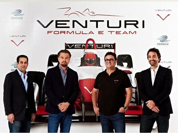 Bert Hedaya, Leonardo DiCaprio, Gildo Pallanca Pastor und Francesco Costa Bert Hedaya, Leonardo DiCaprio, Gildo Pallanca Pastor und Francesco Costa