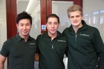 Kamui Kobayashi, Testfahrer Robin Frijns und 