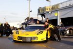 Jan Magnussen, Antonio Garcia und Ryan Briscoe