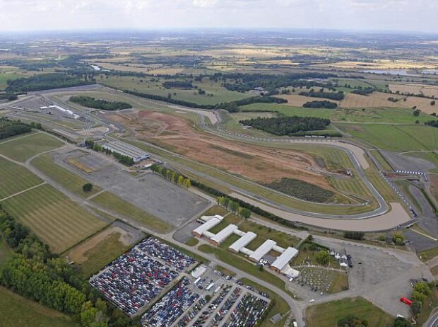 Formel-E-Baustelle in Donington