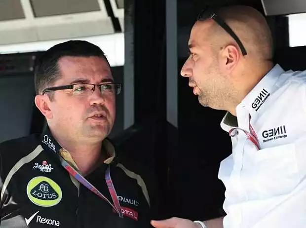 Eric Boullier und Gerard Lopez Titel-Bild zur News: Eric Boullier und Gerard Lopez
