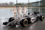 Kevin Magnussen, Stoffel Vandoorne und Jenson Button (McLaren) 