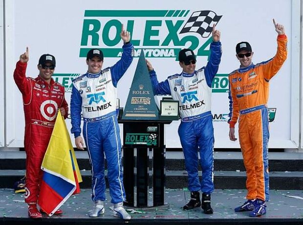 Juan Pablo Montoya, Scott Pruett, Charlie Kimball, Chip Ganassi