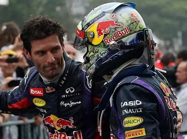 Titel-Bild zur News: Sebastian Vettel, Mark Webber