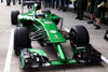 Jungfernfahrt des Caterham CT05: Bizarre Doppelnase