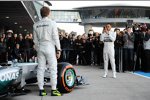 Nico Rosberg (Mercedes) und Lewis Hamilton (Mercedes) 