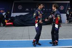 Sebastian Vettel (Red Bull) und Daniel Ricciardo (Red Bull) 