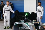 Nico Rosberg (Mercedes) und Lewis Hamilton (Mercedes) 